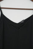 Juniors Black Cold shoulder Blouse Size Medium