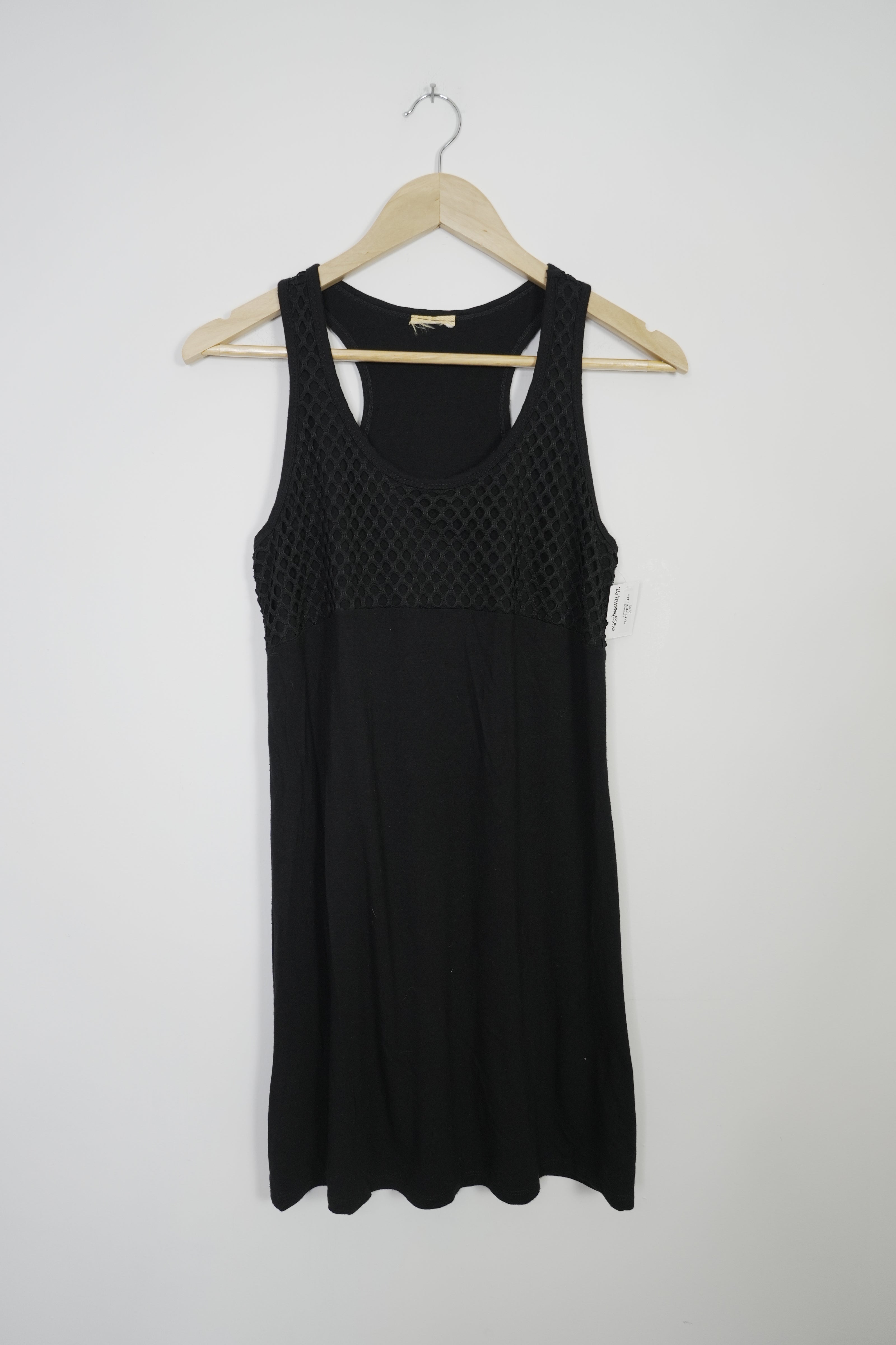 Black Tank Top Shift Dress Size Small