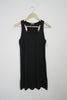 Black Tank Top Shift Dress Size Small