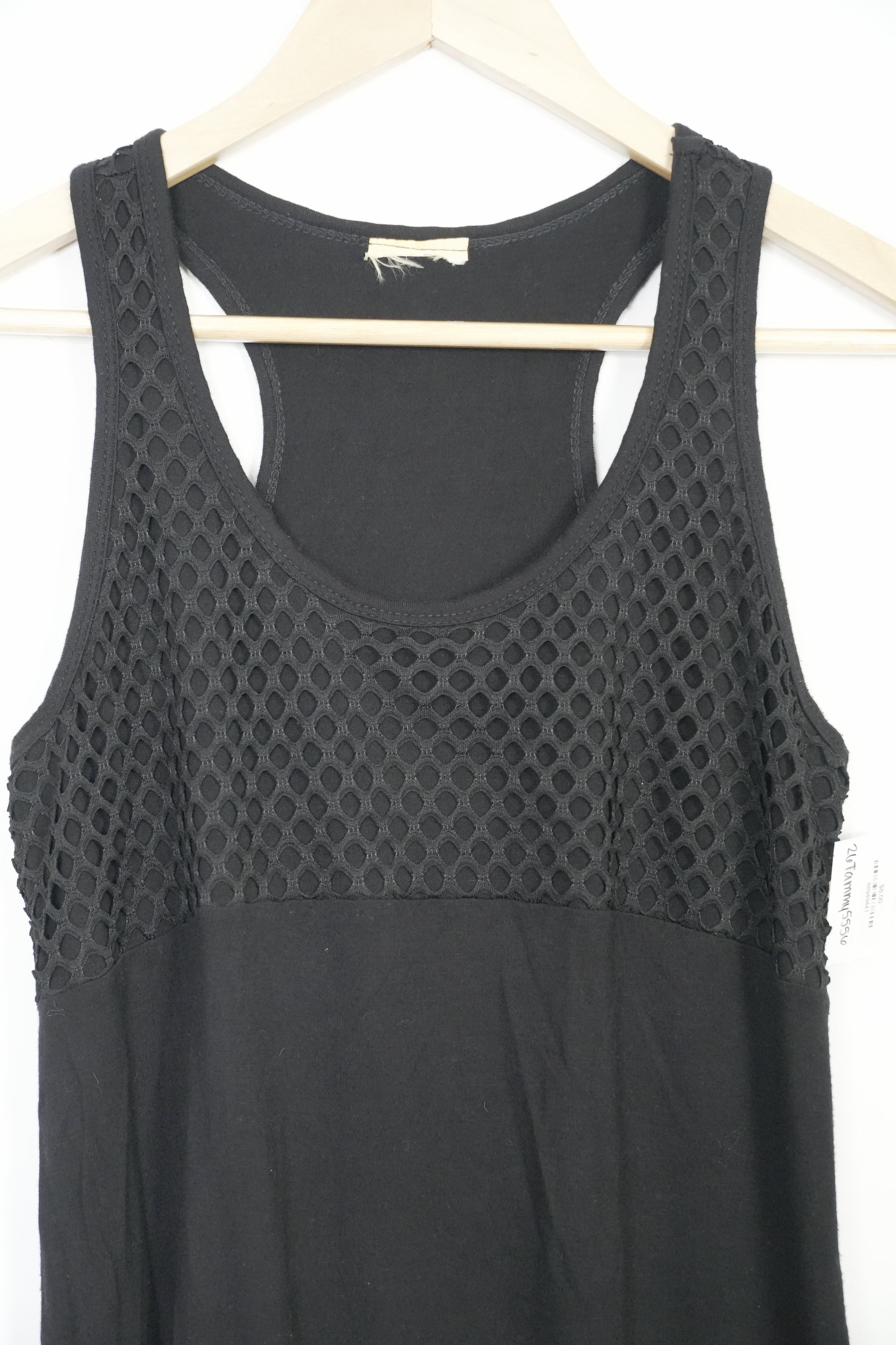 Black Tank Top Shift Dress Size Small