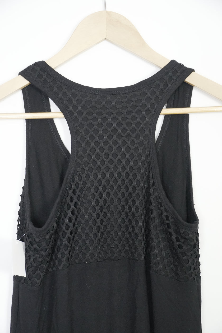 Black Tank Top Shift Dress Size Small