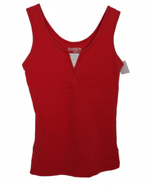 Danskin Now Red Active Tank Size Small