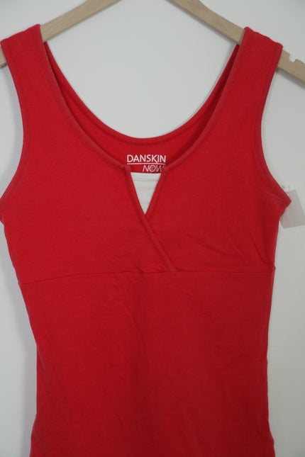 Danskin Now Red Active Tank Size Small