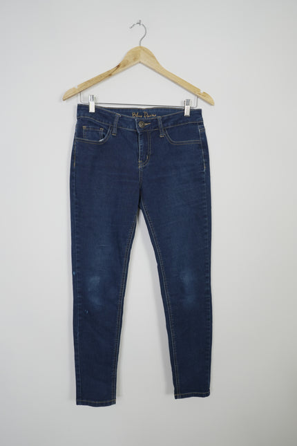 Blue Desire Dark Wash Curvy Skinny Jeans Size 7