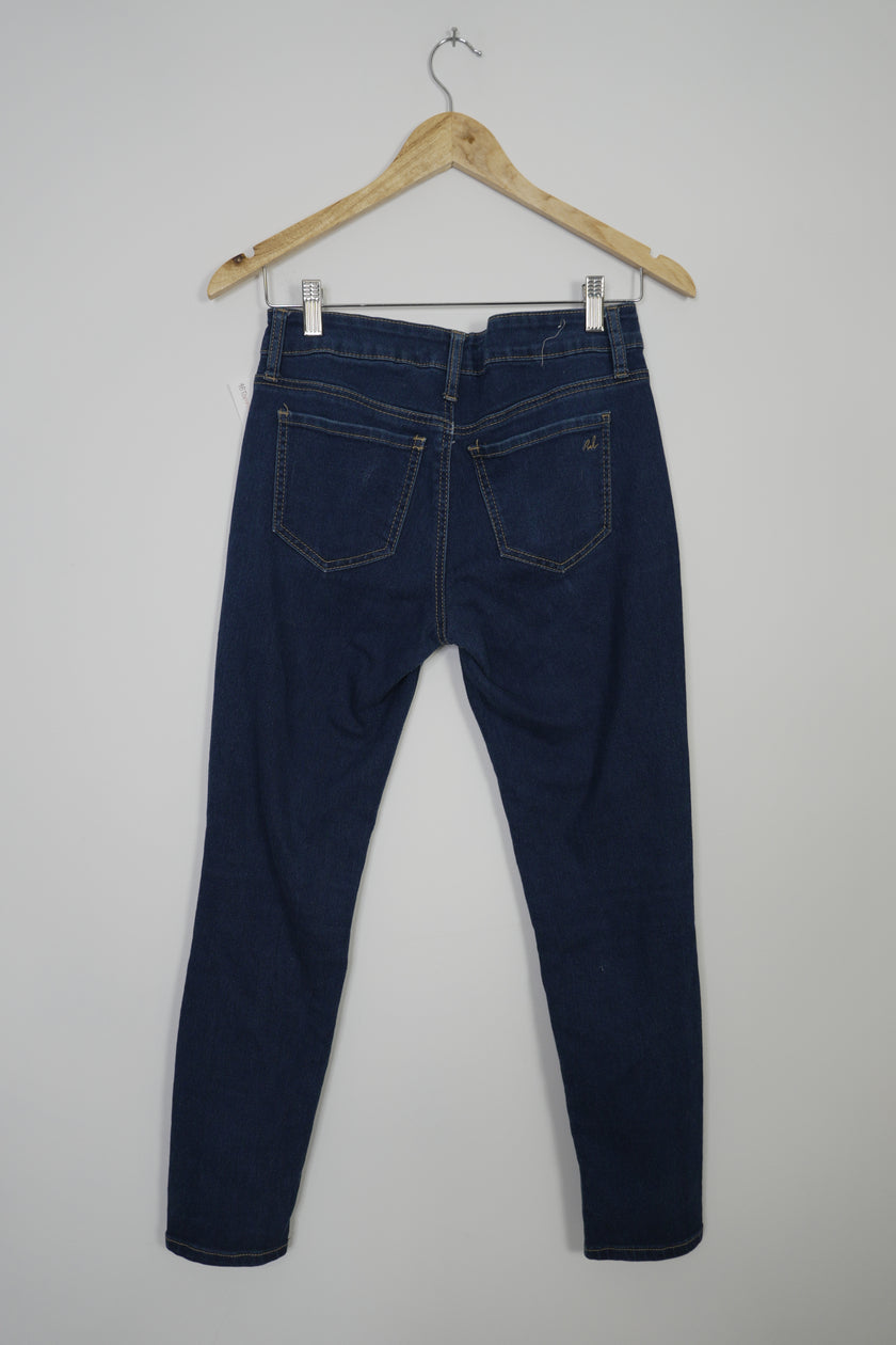 Blue Desire Dark Wash Curvy Skinny Jeans Size 7