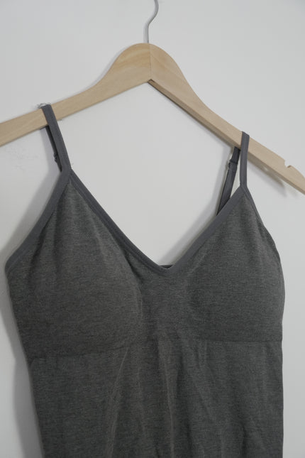 SkinnyGirl Grey Smoothers & Shapers Cami Size Medium