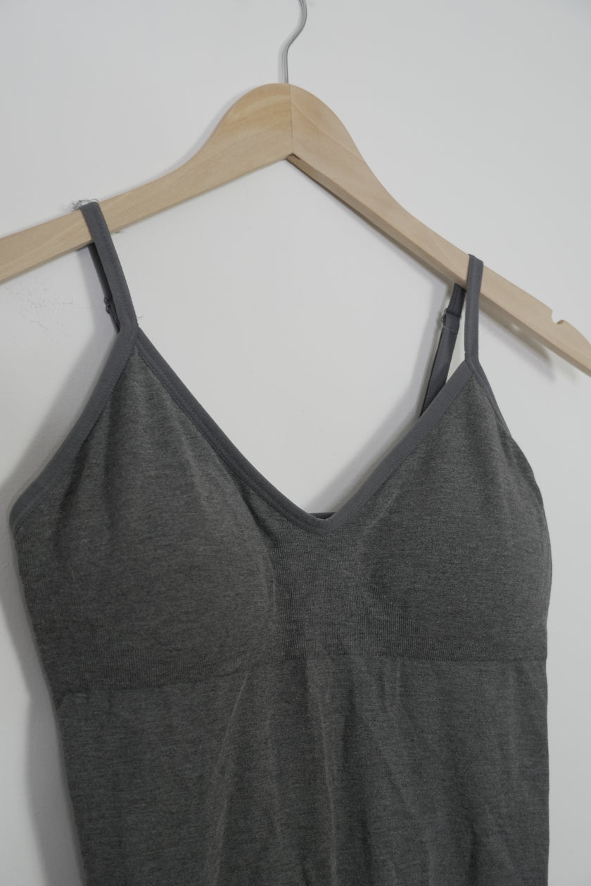 SkinnyGirl Grey Smoothers & Shapers Cami Size Medium