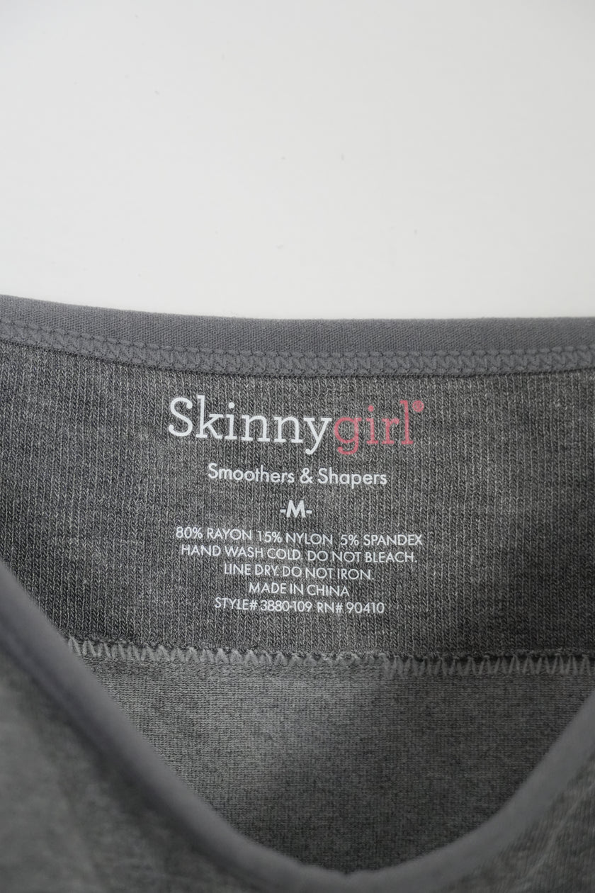 SkinnyGirl Grey Smoothers & Shapers Cami Size Medium