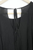 Old Navy Black Cold Shoulder Blouse Size Small