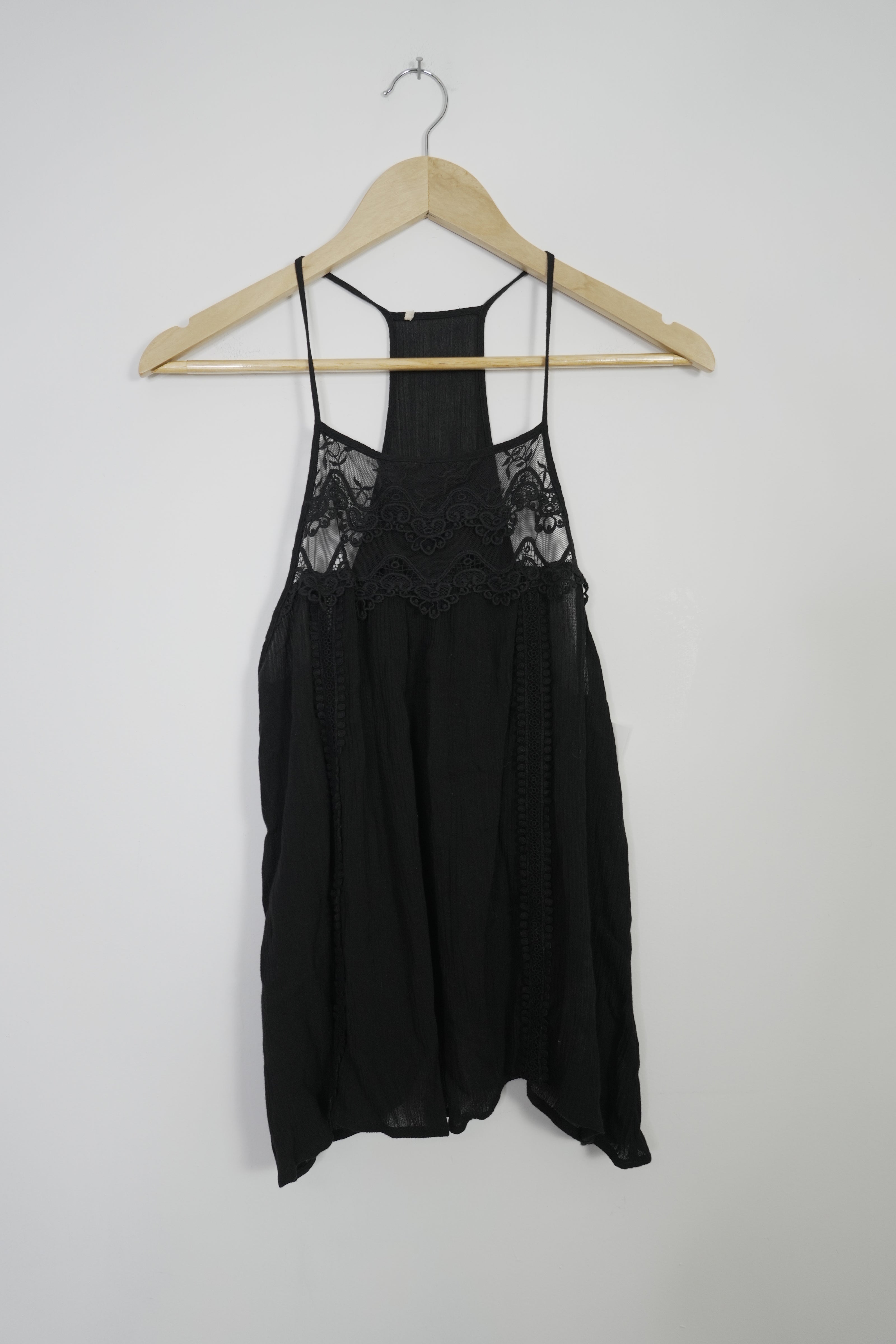 Blank Lace Flowy Tank Top Size Small