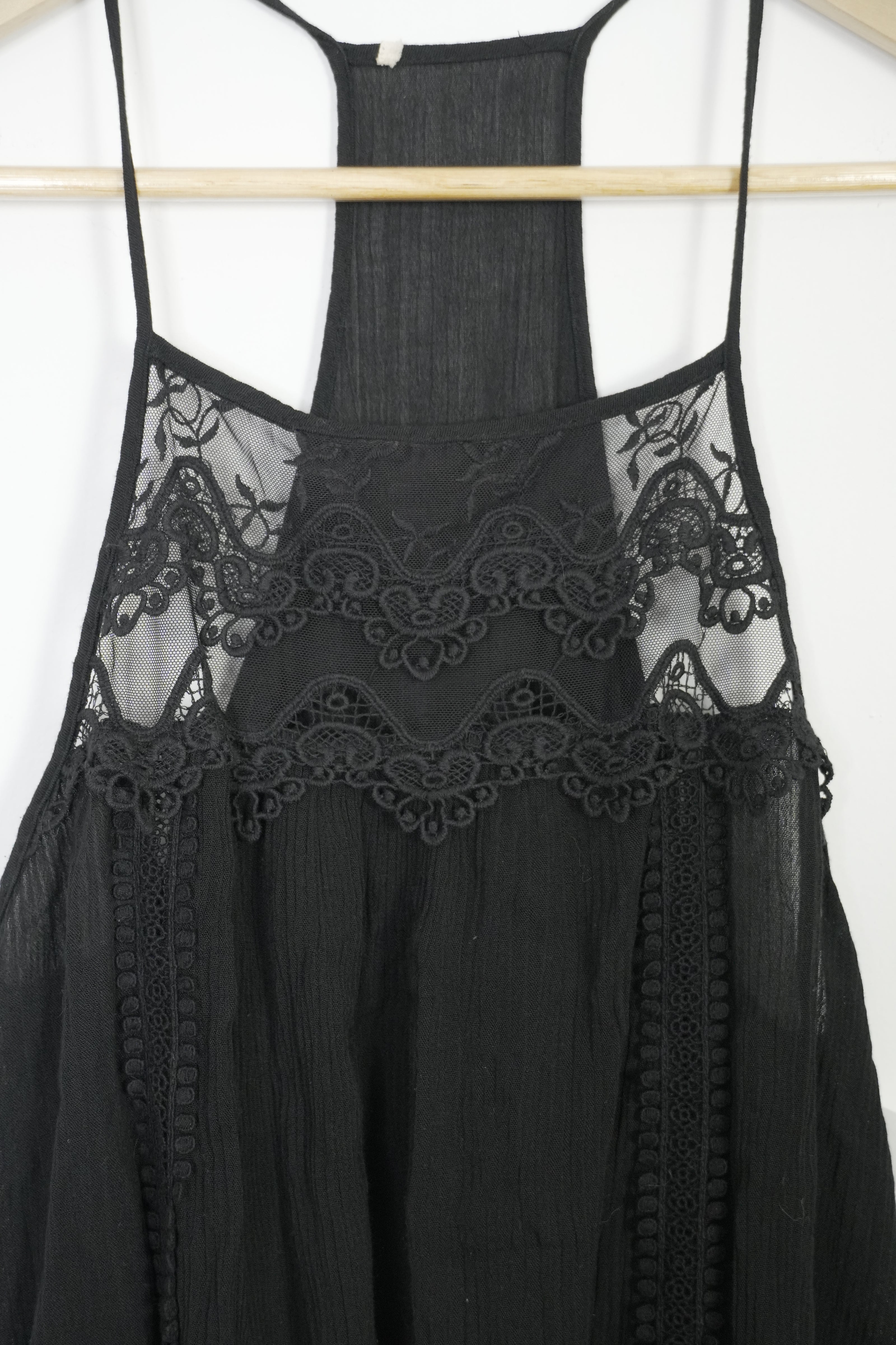 Blank Lace Flowy Tank Top Size Small