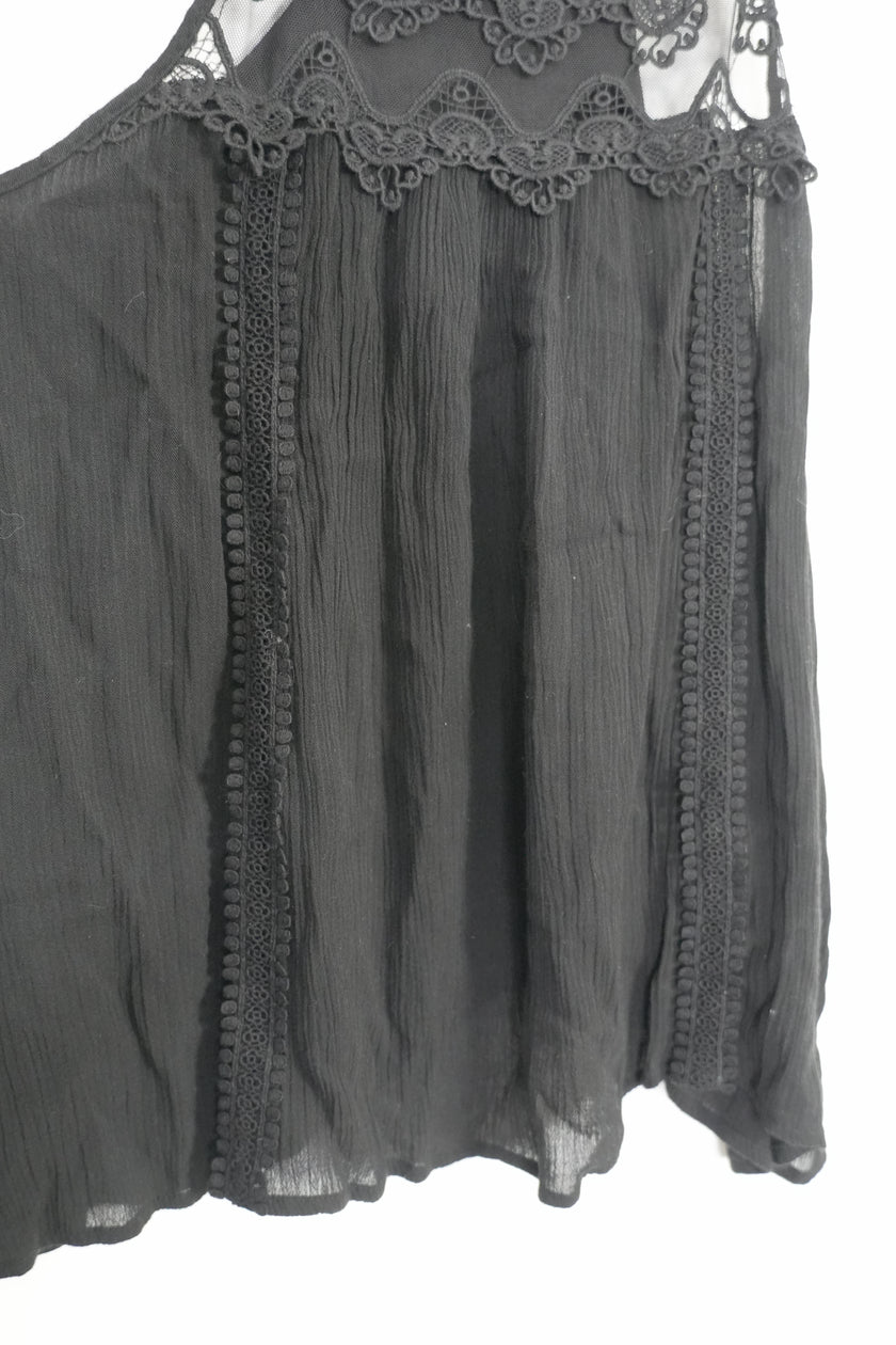 Blank Lace Flowy Tank Top Size Small