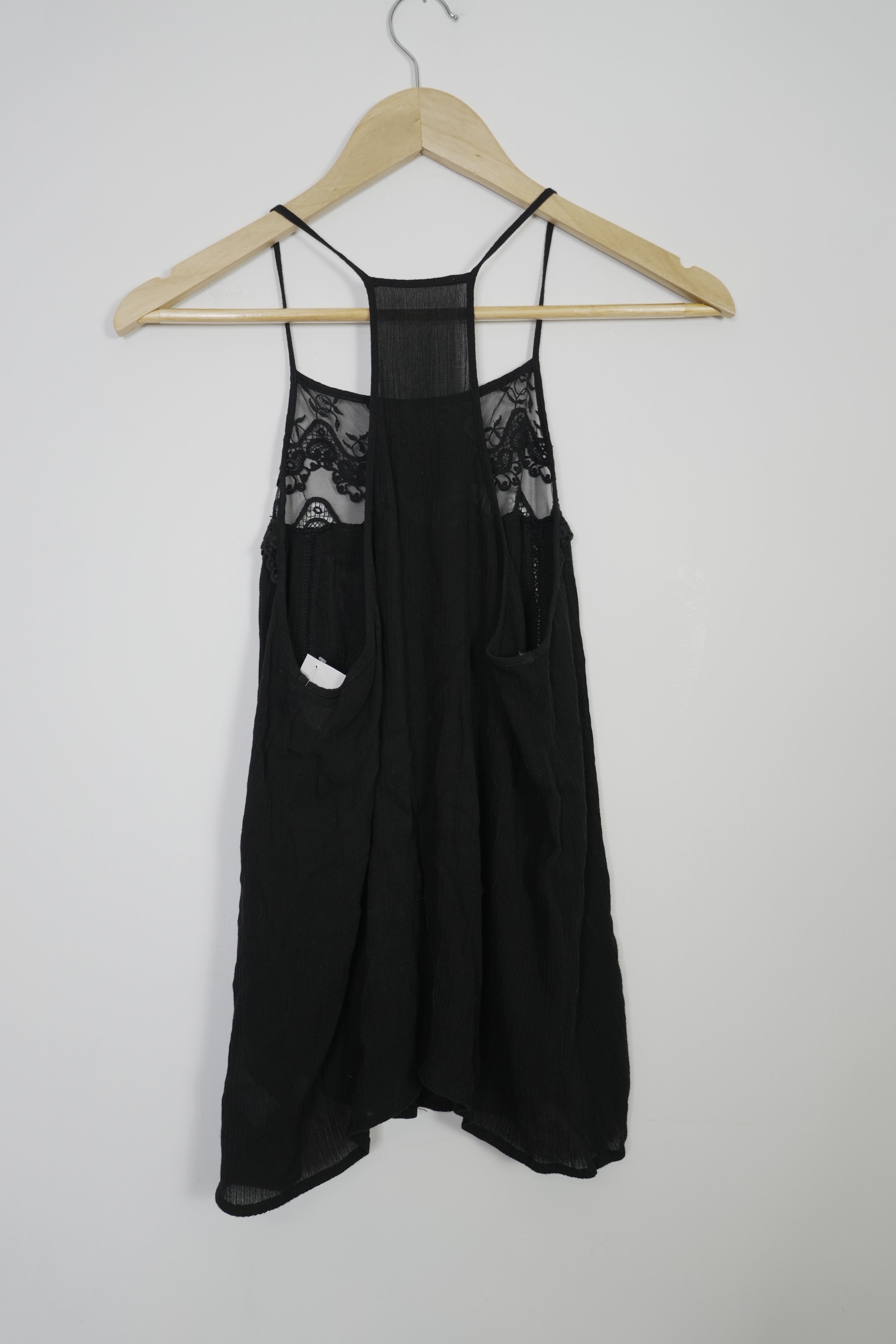 Blank Lace Flowy Tank Top Size Small
