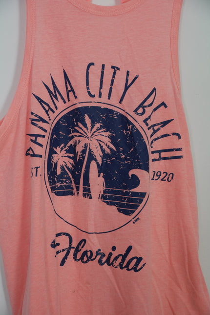 Panama City Beach Open Back Tank Size Medium