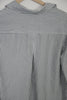 Grey Stripped Long Sleeve Button Up Blouse Size Small