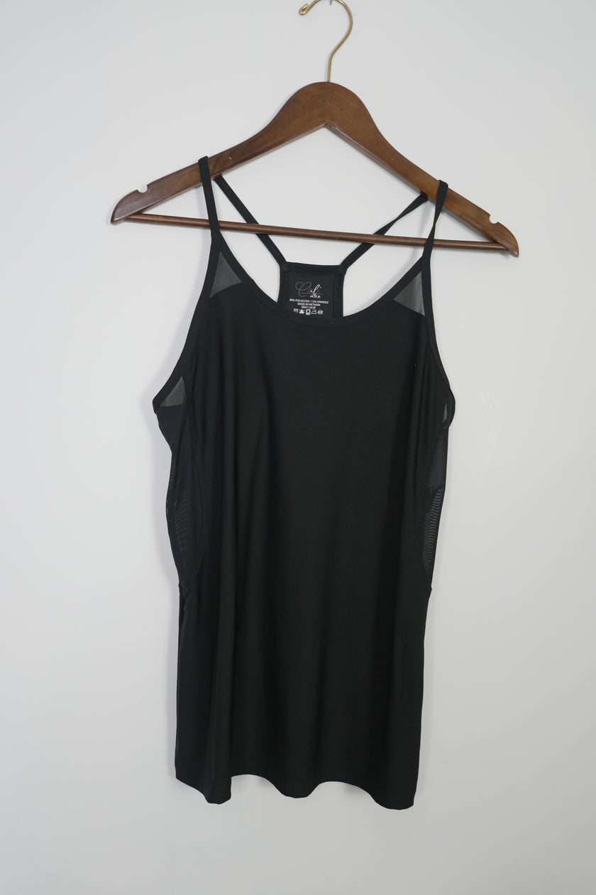 Cali Active Blank Tank Top Size Medium