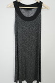Ellen Parker Black and Grey Shift Dress Size Small