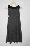 Ellen Parker Black and Grey Shift Dress Size Small