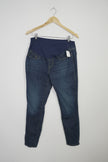 Signature Levi Dark Wash Maternity Skinny Jeans Size Large