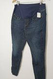 Signature Levi Dark Wash Maternity Skinny Jeans Size Large