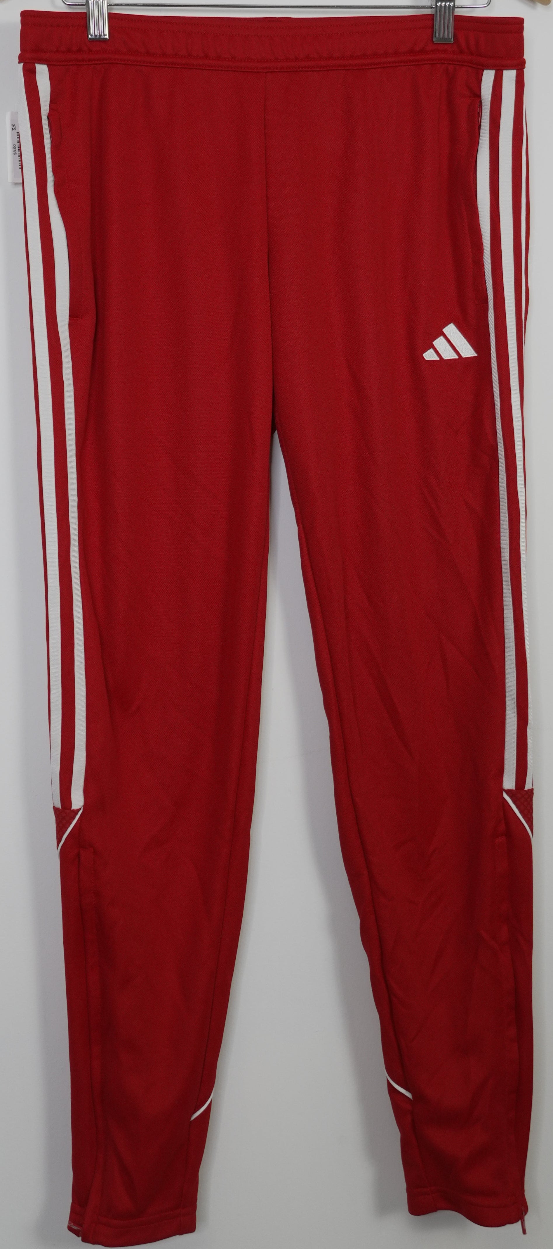 Adidas Red Joggers Regular Fit Size Medium