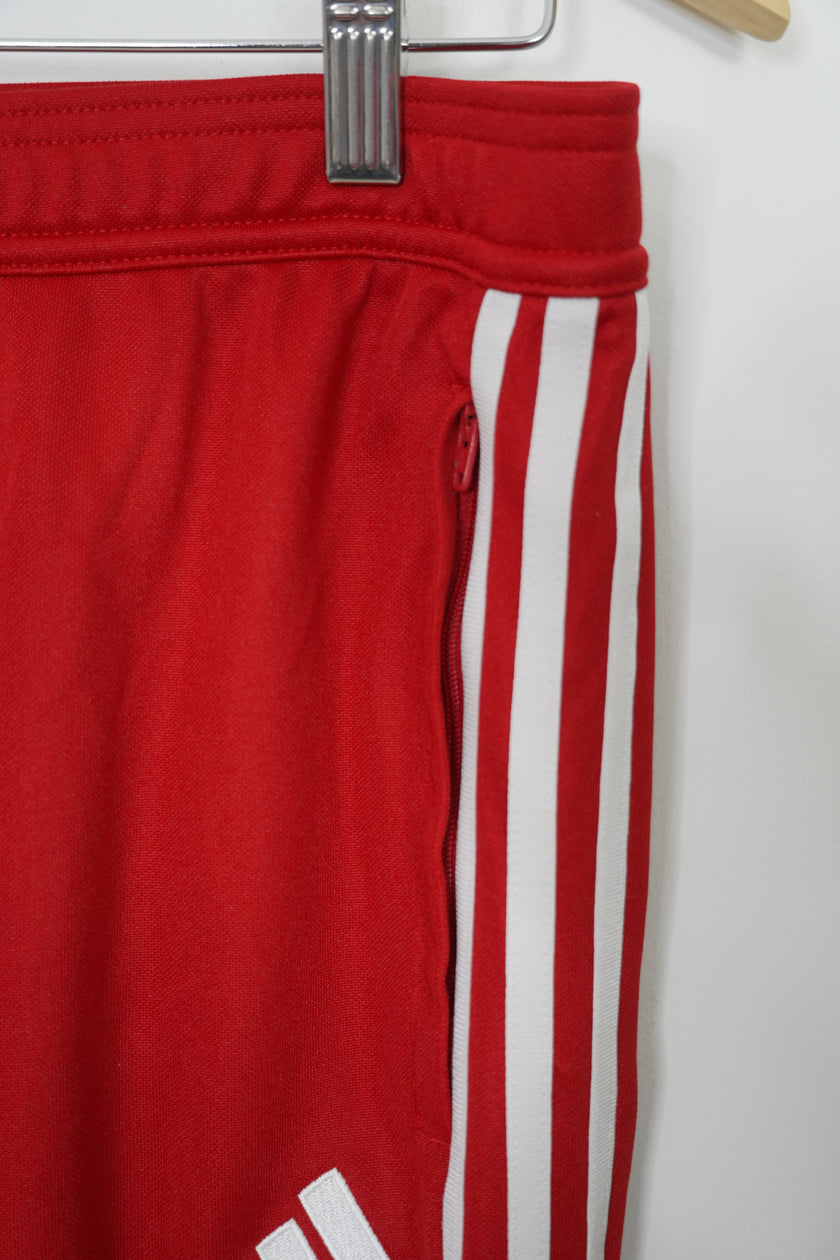 Adidas Red Joggers Regular Fit Size Medium