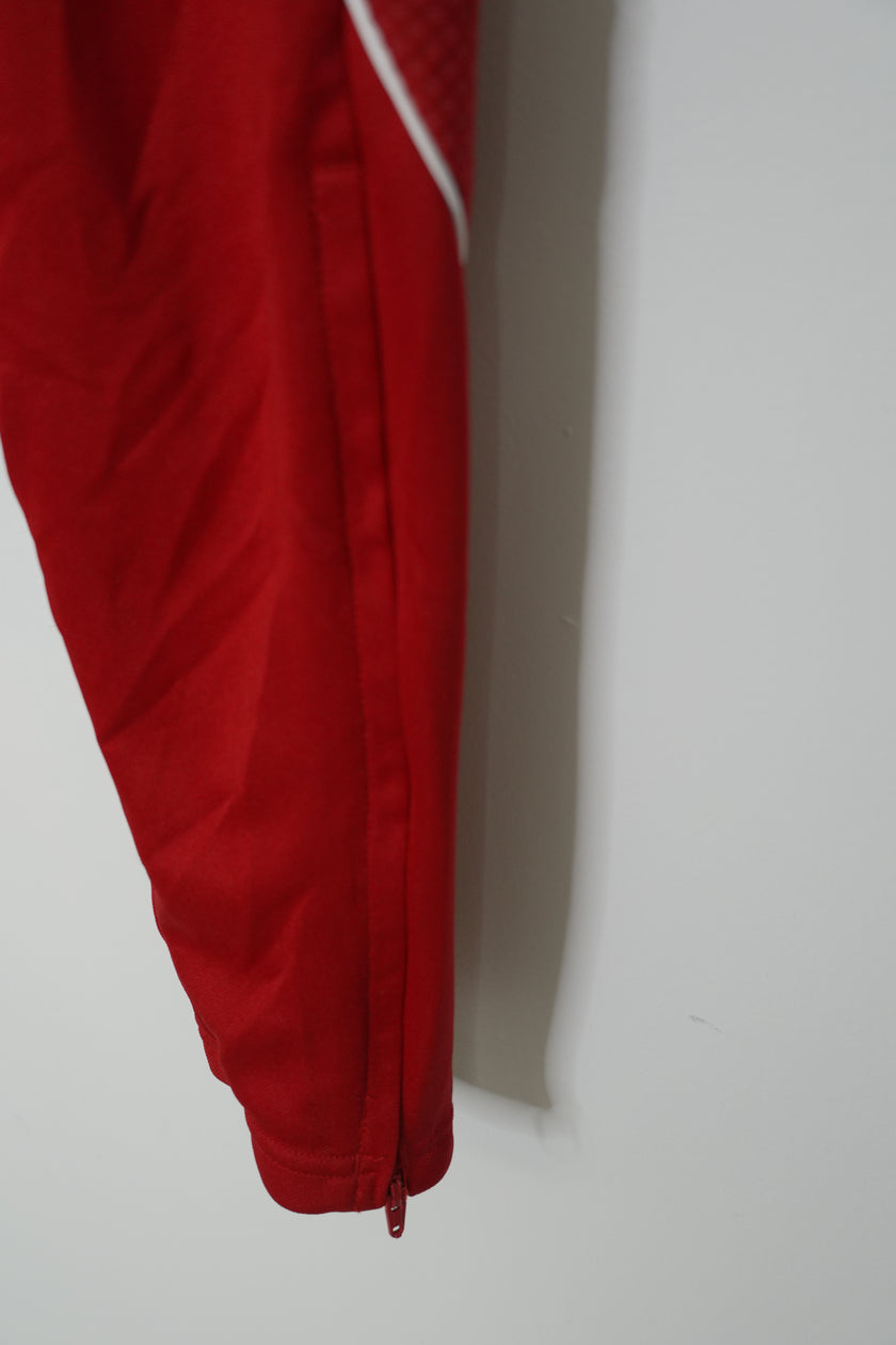 Adidas Red Joggers Regular Fit Size Medium