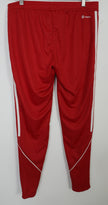 Adidas Red Joggers Regular Fit Size Medium