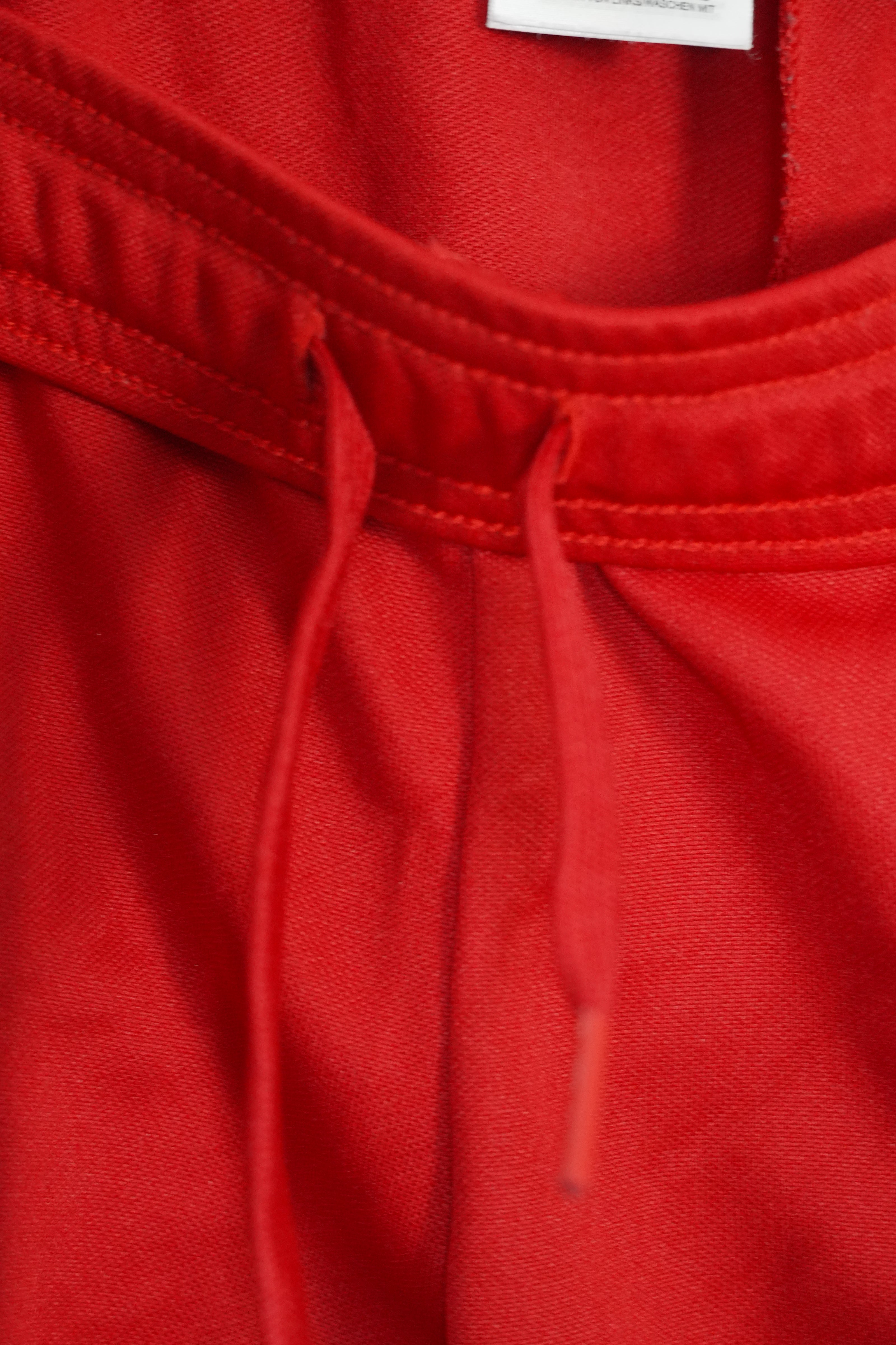 Adidas Red Joggers Regular Fit Size Medium