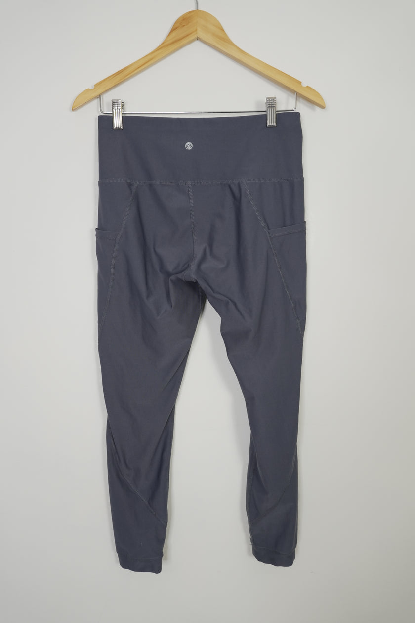 Apana Blue Leggings with Pockets Size Medium