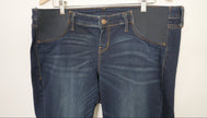 Old Navy Maternity Dark Wash Distressed Skinny Jeans Size 14