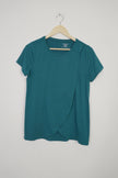 Motherhood Maternity Nursing Teal Blouse Size Medium