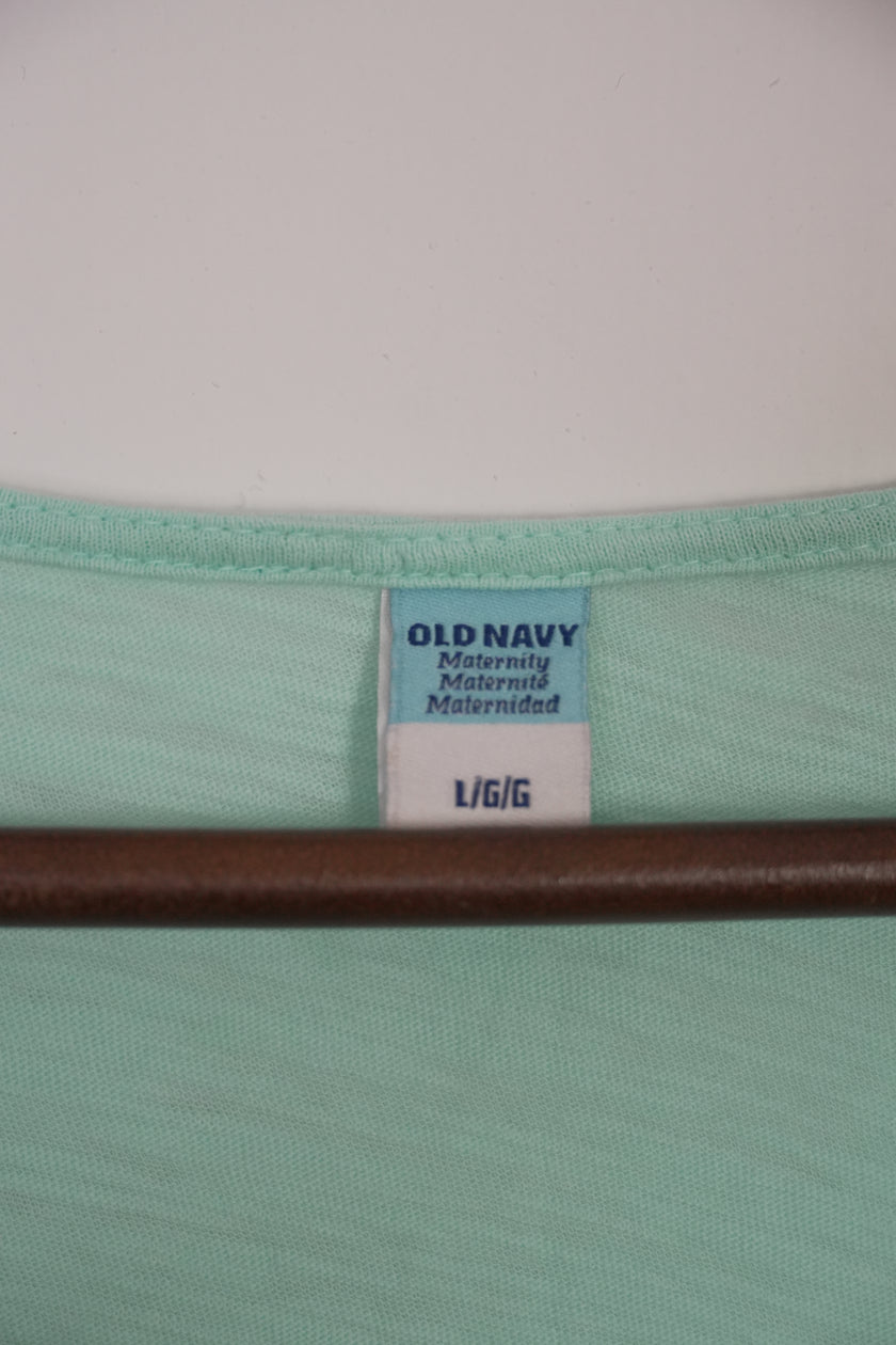 Old Navy Teal Maternity Tank Top Size Large