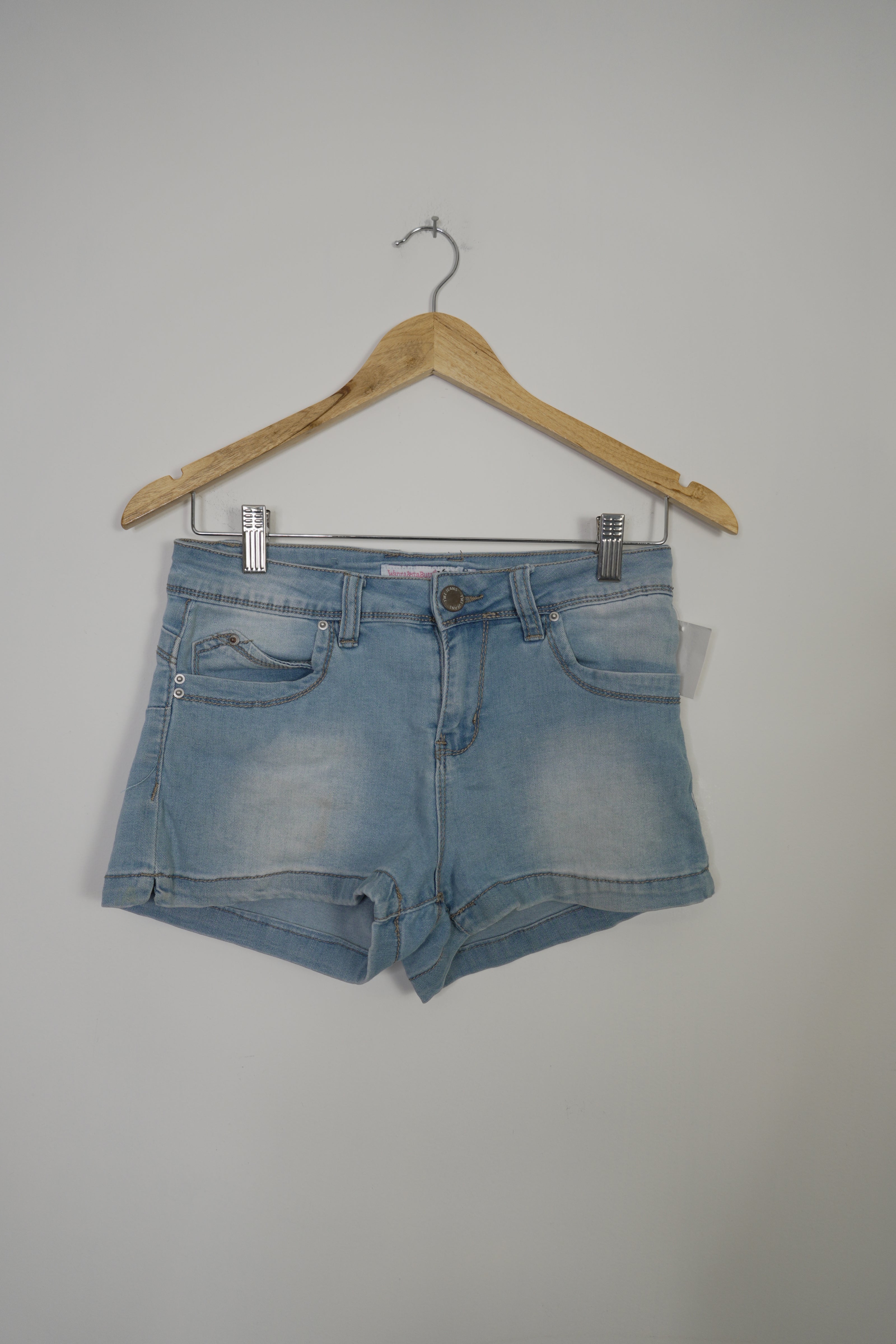 YMI Juniors Light wash Denim Shorts Size 7
