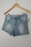 YMI Juniors Light wash Denim Shorts Size 7