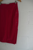 7th Avenue Design Studio Fuchsia Pencil Skirt with Side Buttons Size Small