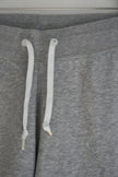 Nike Gray Cropped Fleece Capri Sweatpants with Swoosh Logo Size Medium