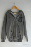 Levi Strauss & Co. Gray Vintage Logo Full-Zip Hoodie Size Large