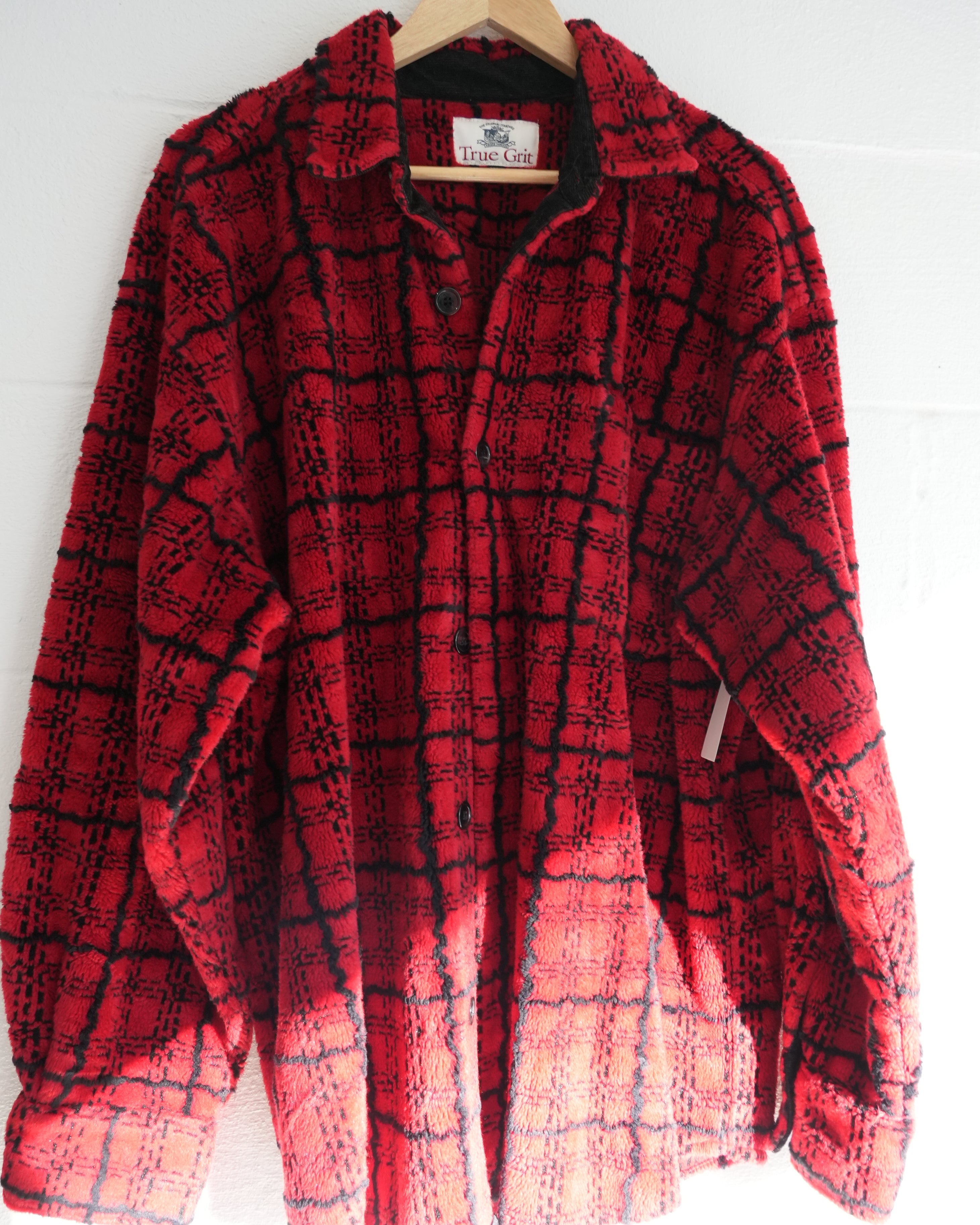 True Grit The Original Standard Red Pullover Fleece Size Extra Large