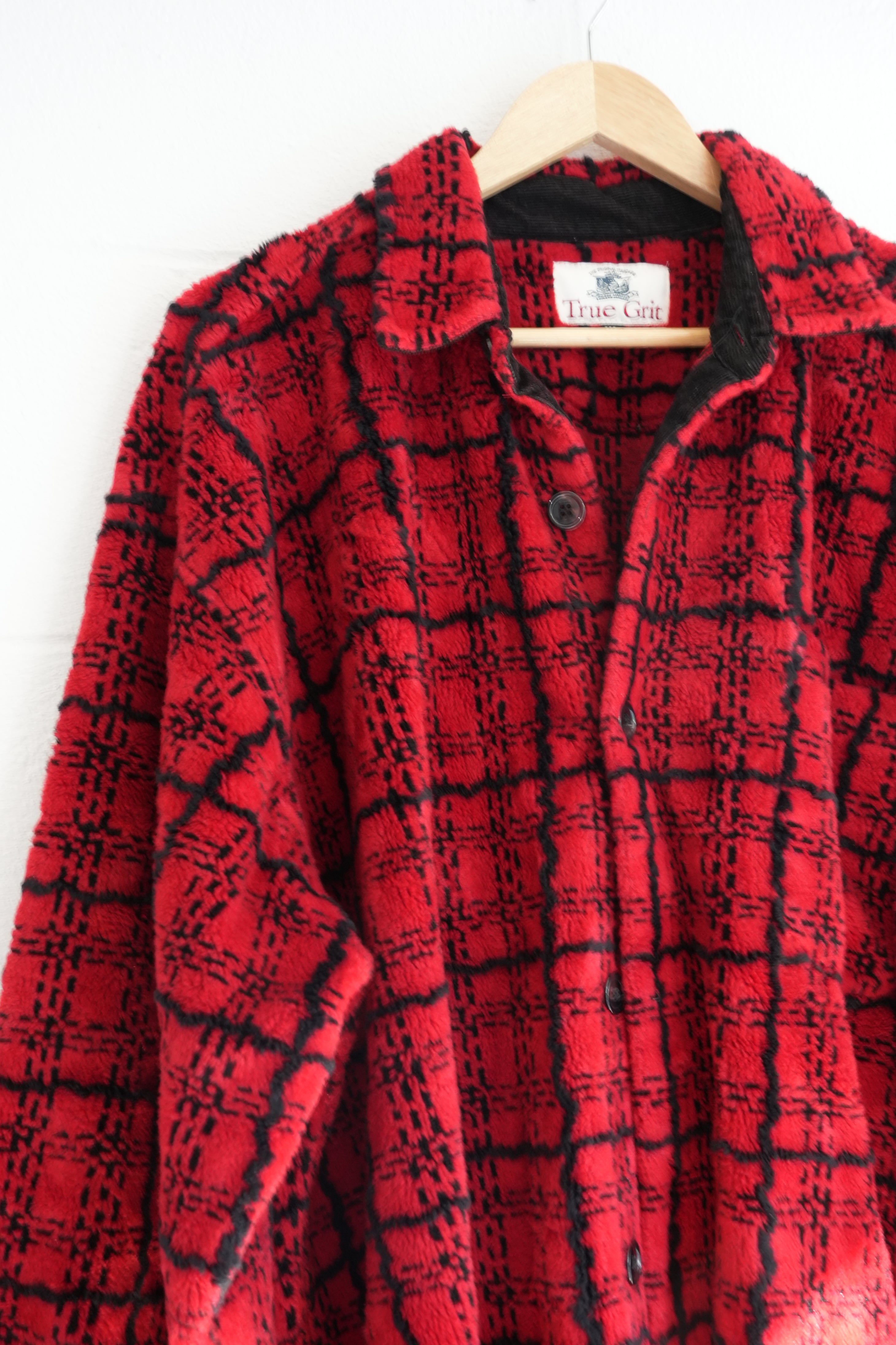 True Grit The Original Standard Red Pullover Fleece Size Extra Large