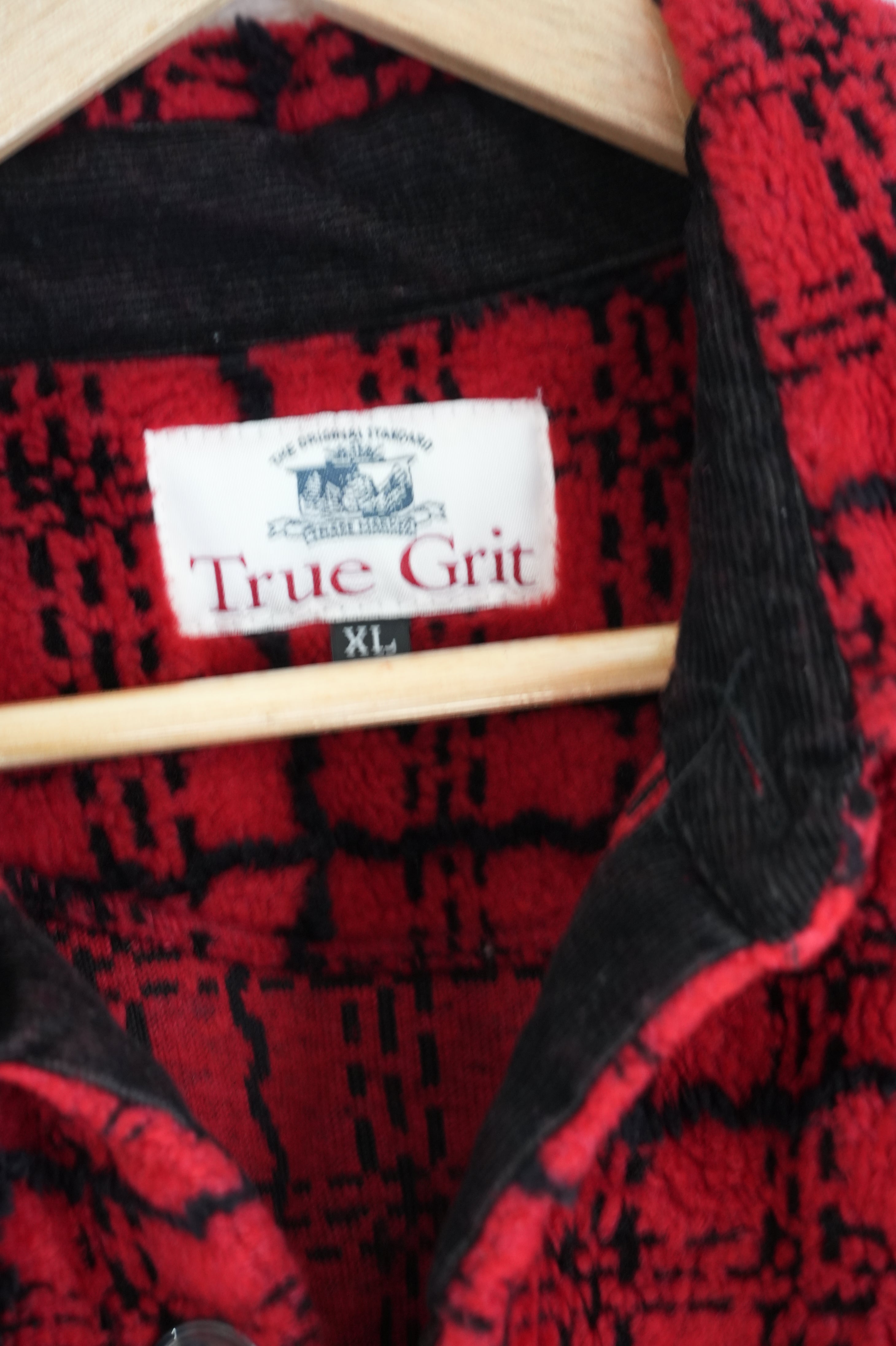 True Grit The Original Standard Red Pullover Fleece Size Extra Large
