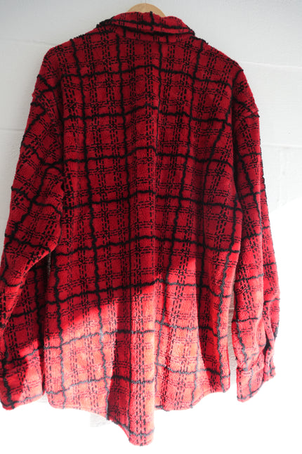 True Grit The Original Standard Red Pullover Fleece Size Extra Large