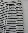 Black and White Striped Lounge Pants Size Small