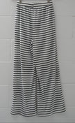 Black and White Striped Lounge Pants Size Small