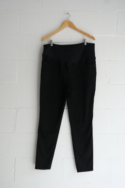 Isabel by Ingrid + Isabel Maternity Black Skinny Jeans Size 14