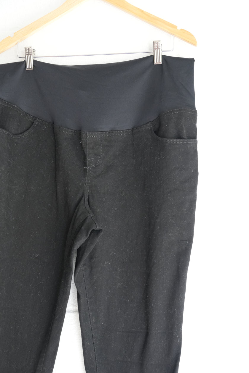Isabel by Ingrid + Isabel Maternity Black Skinny Jeans Size 14