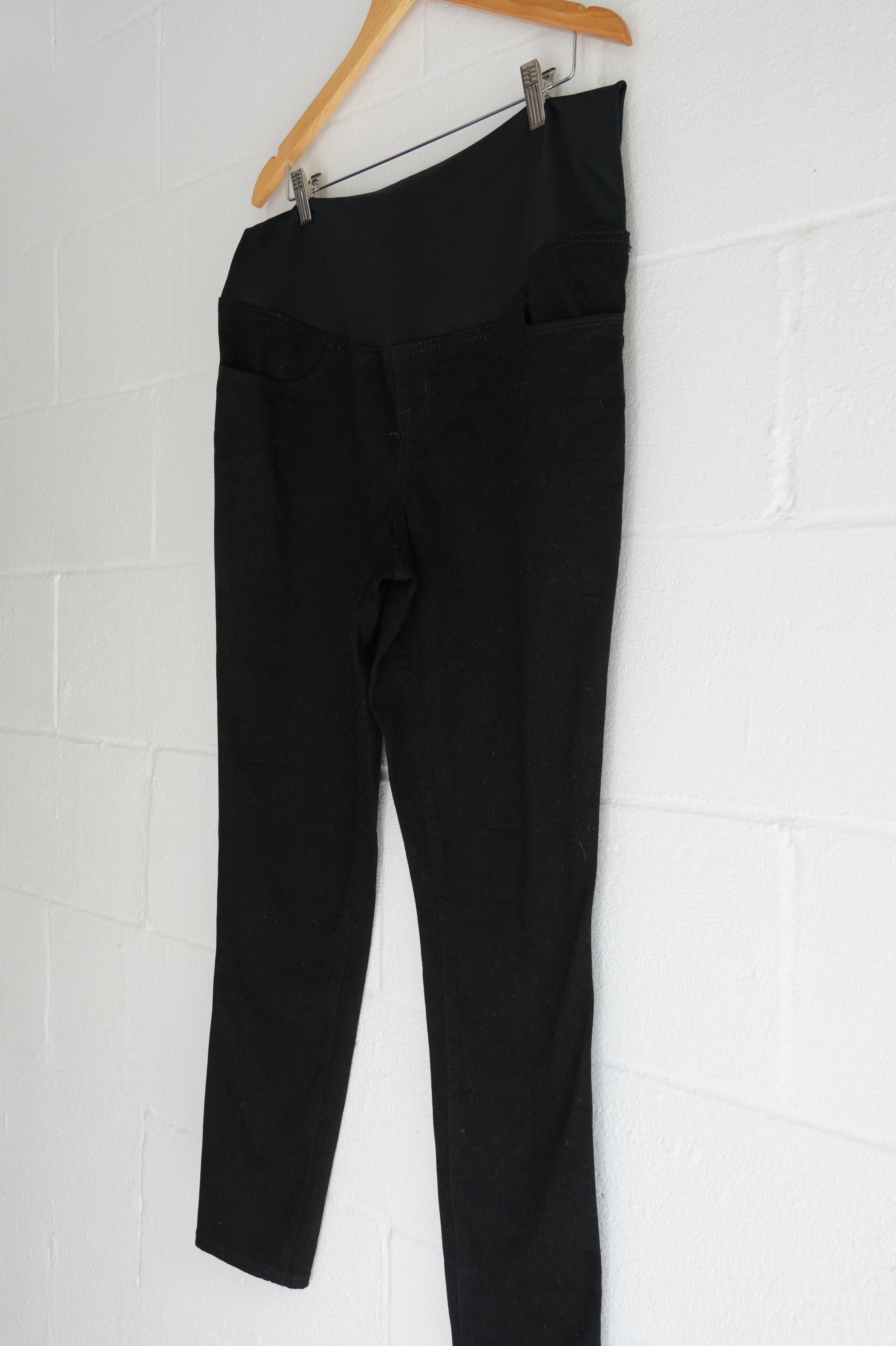 Isabel by Ingrid + Isabel Maternity Black Skinny Jeans Size 14