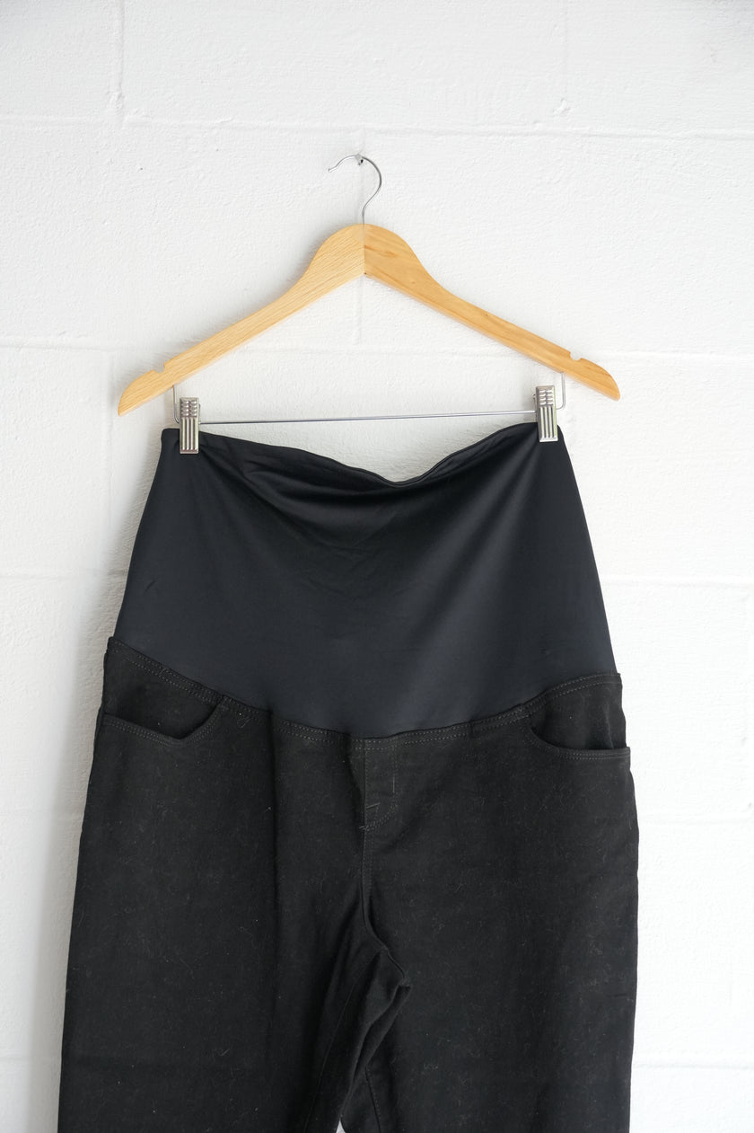 Isabel by Ingrid + Isabel Maternity Black Skinny Jeans Size 14