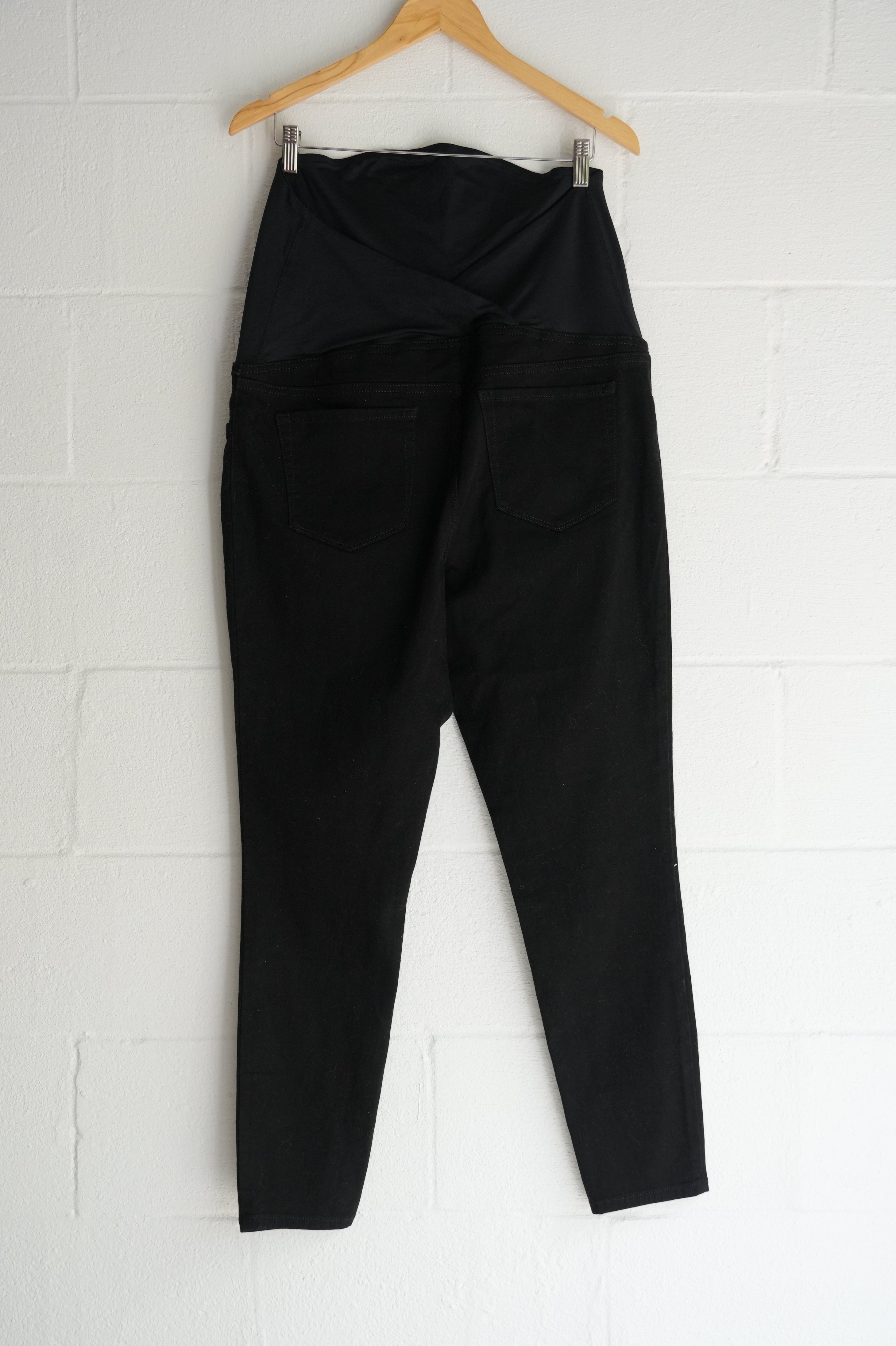 Isabel by Ingrid + Isabel Maternity Black Skinny Jeans Size 14