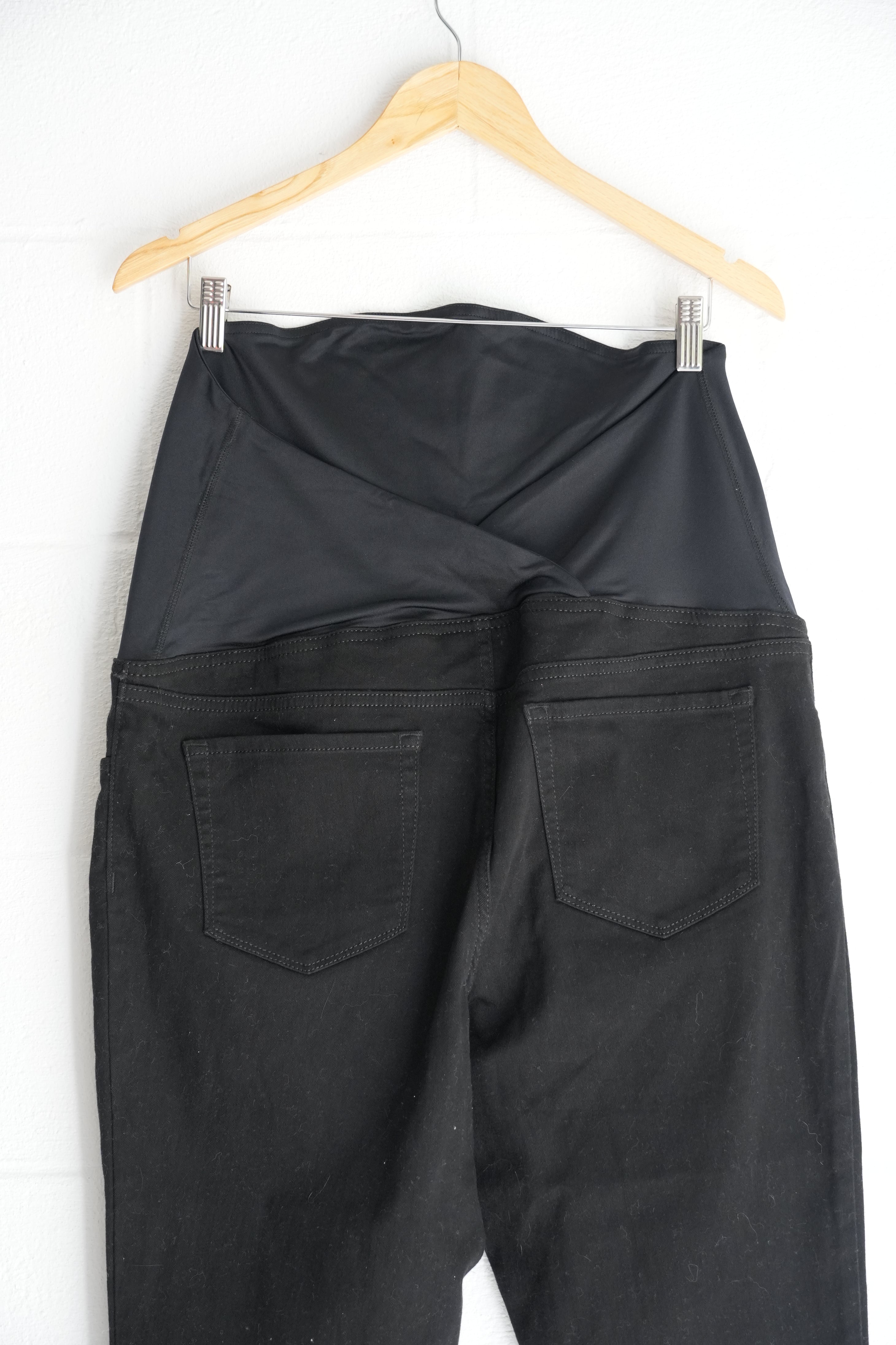 Isabel by Ingrid + Isabel Maternity Black Skinny Jeans Size 14